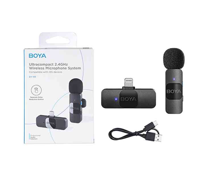 BOYA BY-V1 Wireless Microphone for IOS
